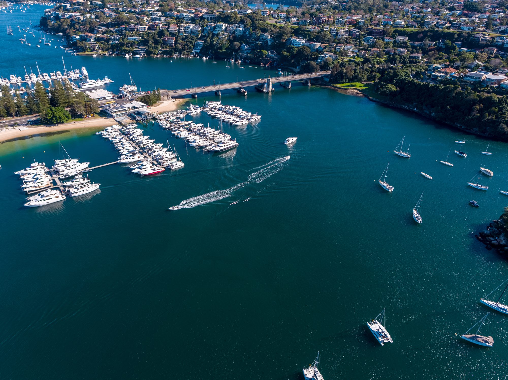 Marina and service facility